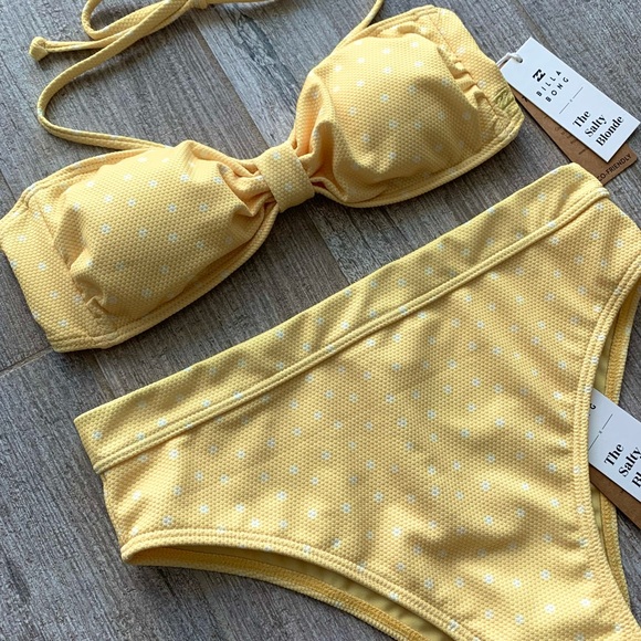 🔥🔥BILLABONG - SUNDIPPED BANDEAU RISE BIKINI🔥🔥 - Picture 6 of 10